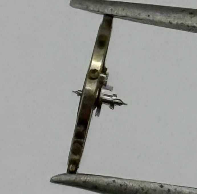 ETA 2412 Balance Wheel Complete And Spring 6¾’’’ 1257 M Watch Movement Parts NOS