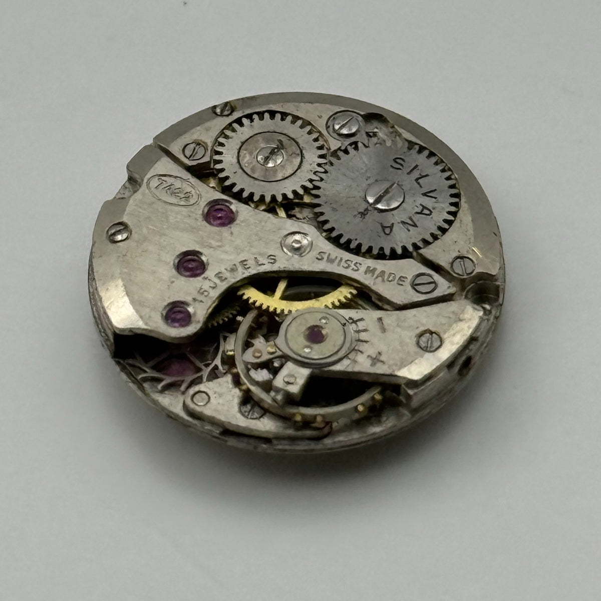 Felsa 4022 Watch Movement Silvana 15 Jewel Swiss Manual Wind Parts Repair 17.4mm
