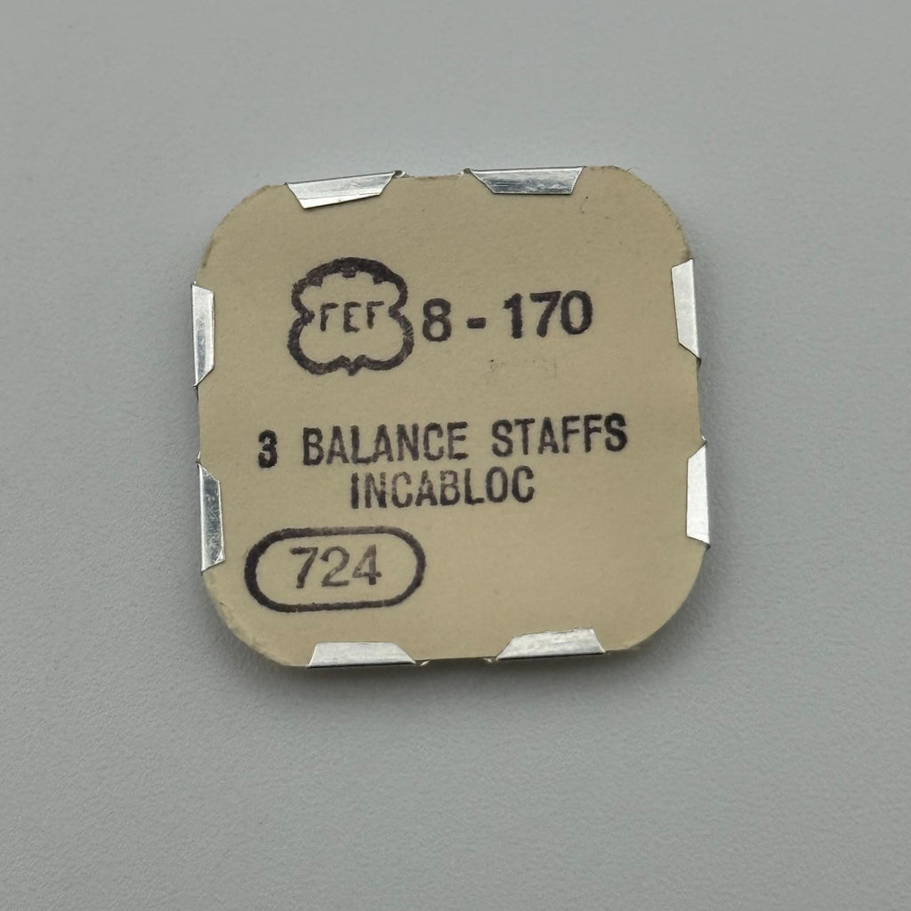 FEF 170 Balance Staff Pack Of 3 - 8 - 724 - New Old Stock - Watch Parts