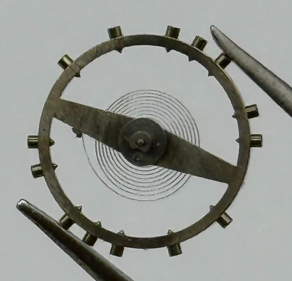 AS 1200 Balance Wheel Complete And Spring 10½’’’ 43 Watch Movement Parts NOS