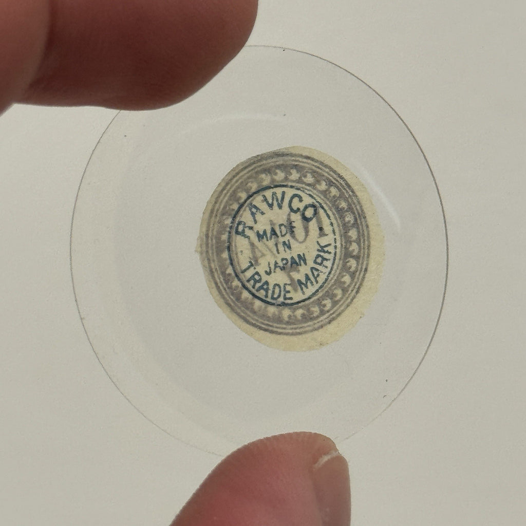 35mm Pocket Watch Glass / Crystal - 10 1/4 - 7 - 1.3mm Height - Rawco - Antique