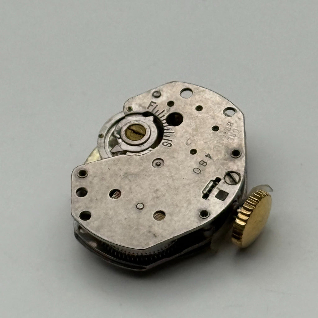 Timex 480 Watch Movement Great Britain Manual Wind Vintage Parts Repair 14mm