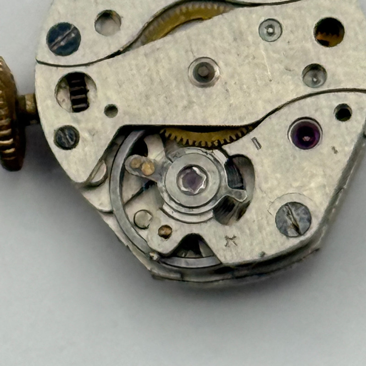 Oris 440 Watch Movement 7 Jewels Swiss Manual Wind Vintage Parts Repair 15.2mm