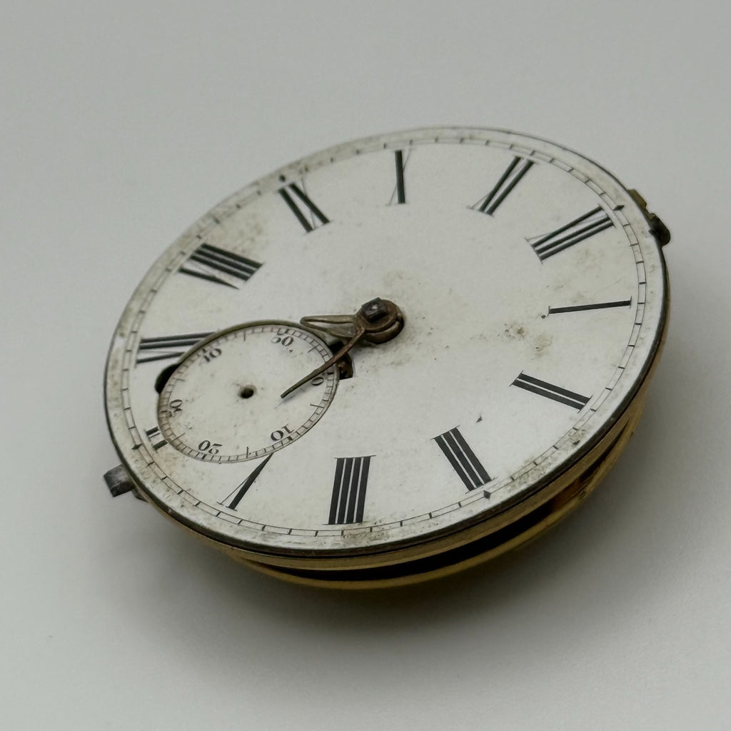 English Lever Pocket Watch Movement - James Reid & Co. Coventry - Parts / Repair