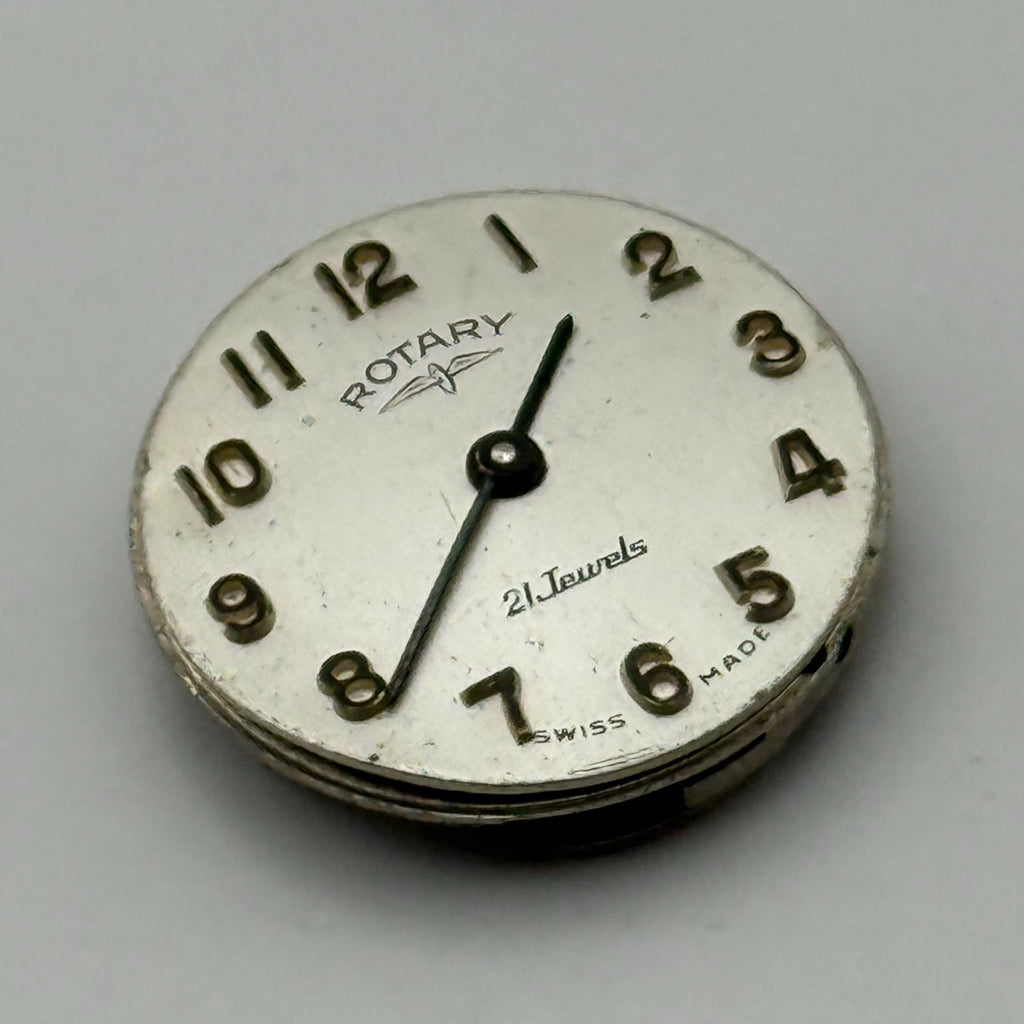 FHF 34-21 Watch Movement Rotary 21 Jewels Swiss Manual Wind Parts Repair 17.5mm