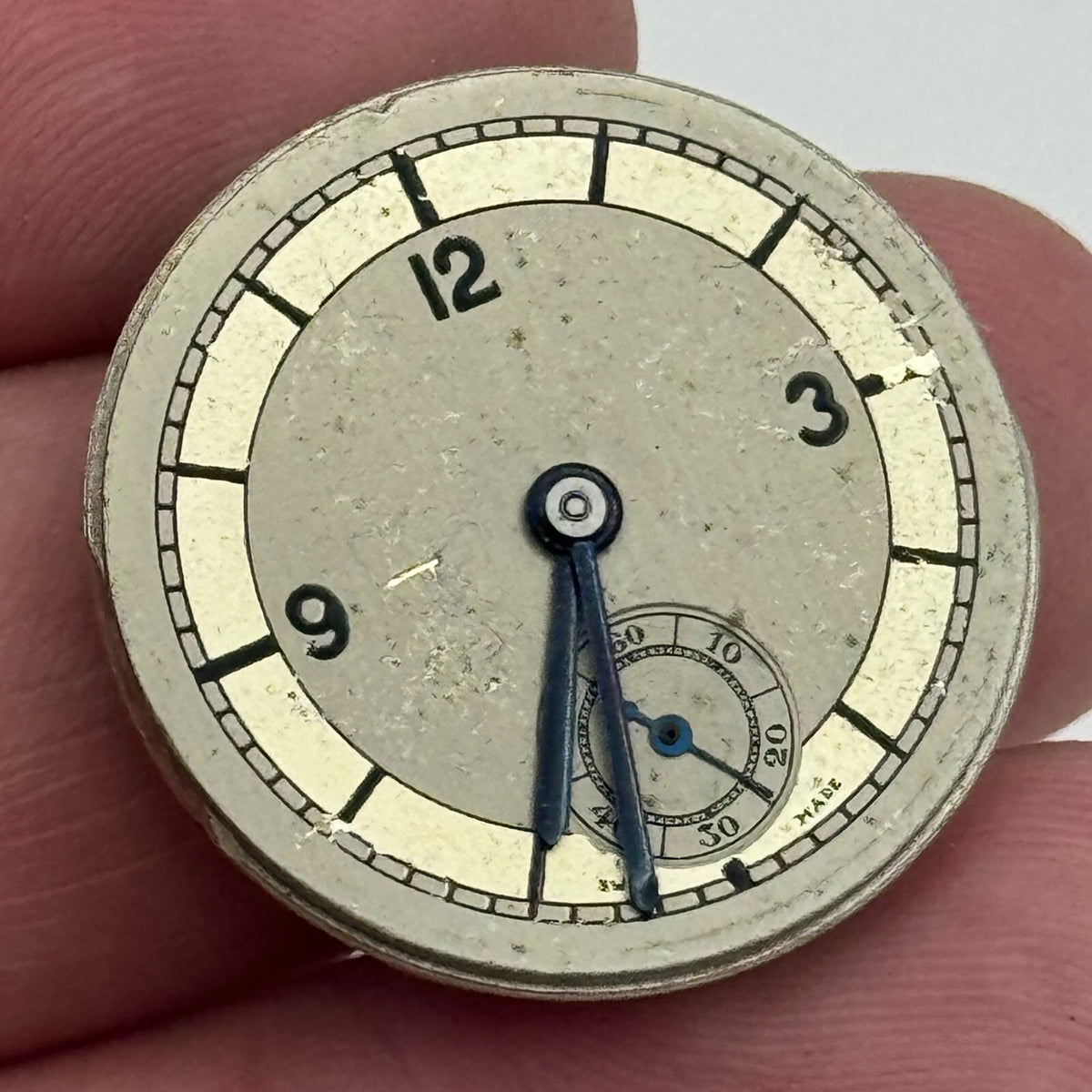 Revue VW Watch Movement Vertex High Grade Manual Wind Swiss Parts Repair 25.3mm 