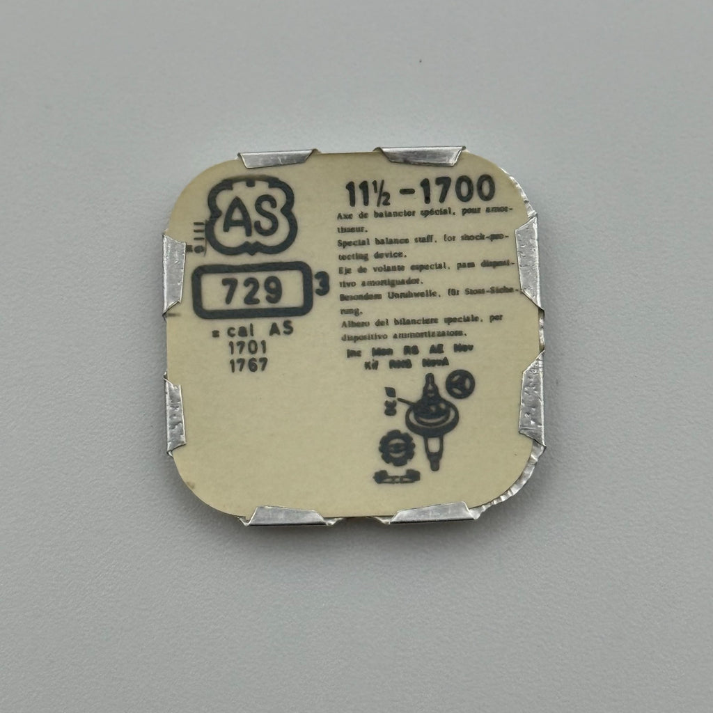 AS 1700 Balance Staff Pack Of 3 - 11 1/2 - 729 - New Old Stock - Watch Parts