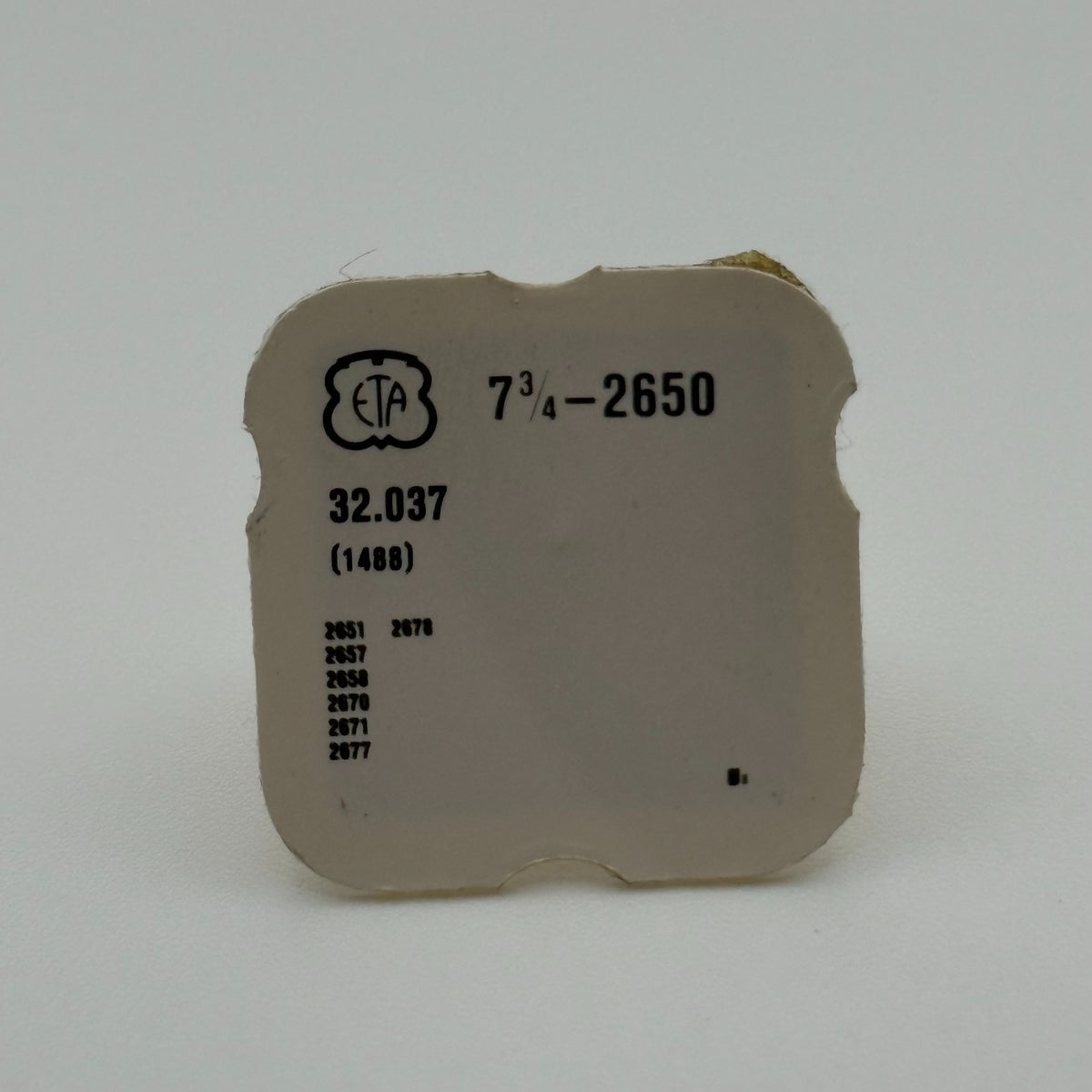 ETA 2650 Pawl Winding Wheel - 7 3/4 - 1488 - NOS - Watch Parts