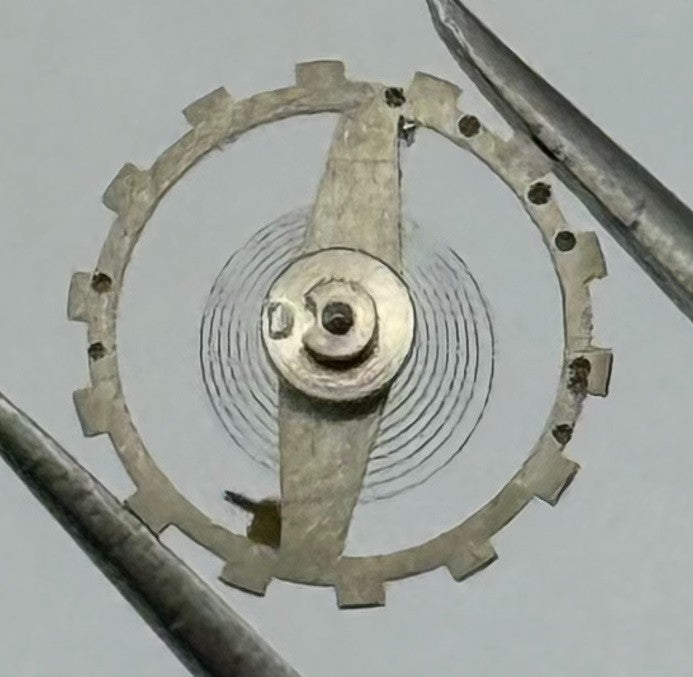 EB 1225 Balance Wheel Complete And Spring 5½’’’ 112 M Watch Movement Parts NOS