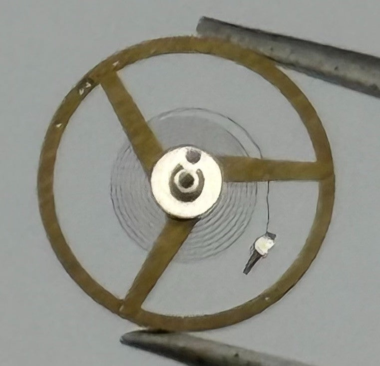 FHF 34-21 Balance Wheel Complete And Spring Renata 1640 Watch Movement Parts NOS