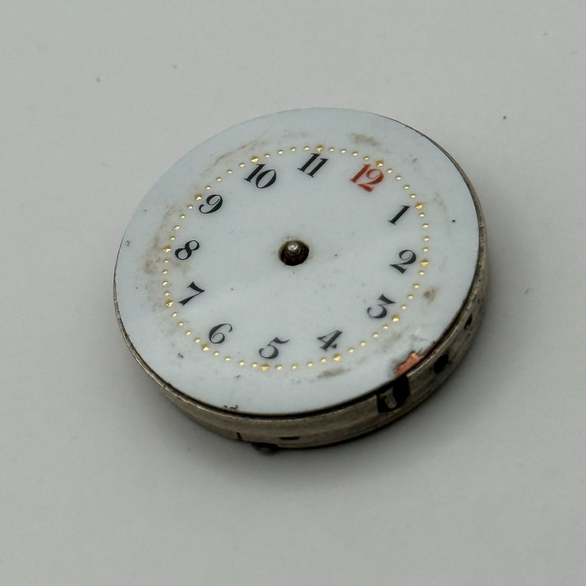 Unidentified Watch Movement Manual Swiss Vintage Wind Parts Repair 24.4mm