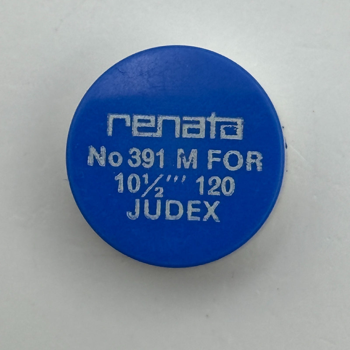 Judex 120 Balance Wheel Complete And Spring 10½’’’ 391 Watch Movement Parts NOS
