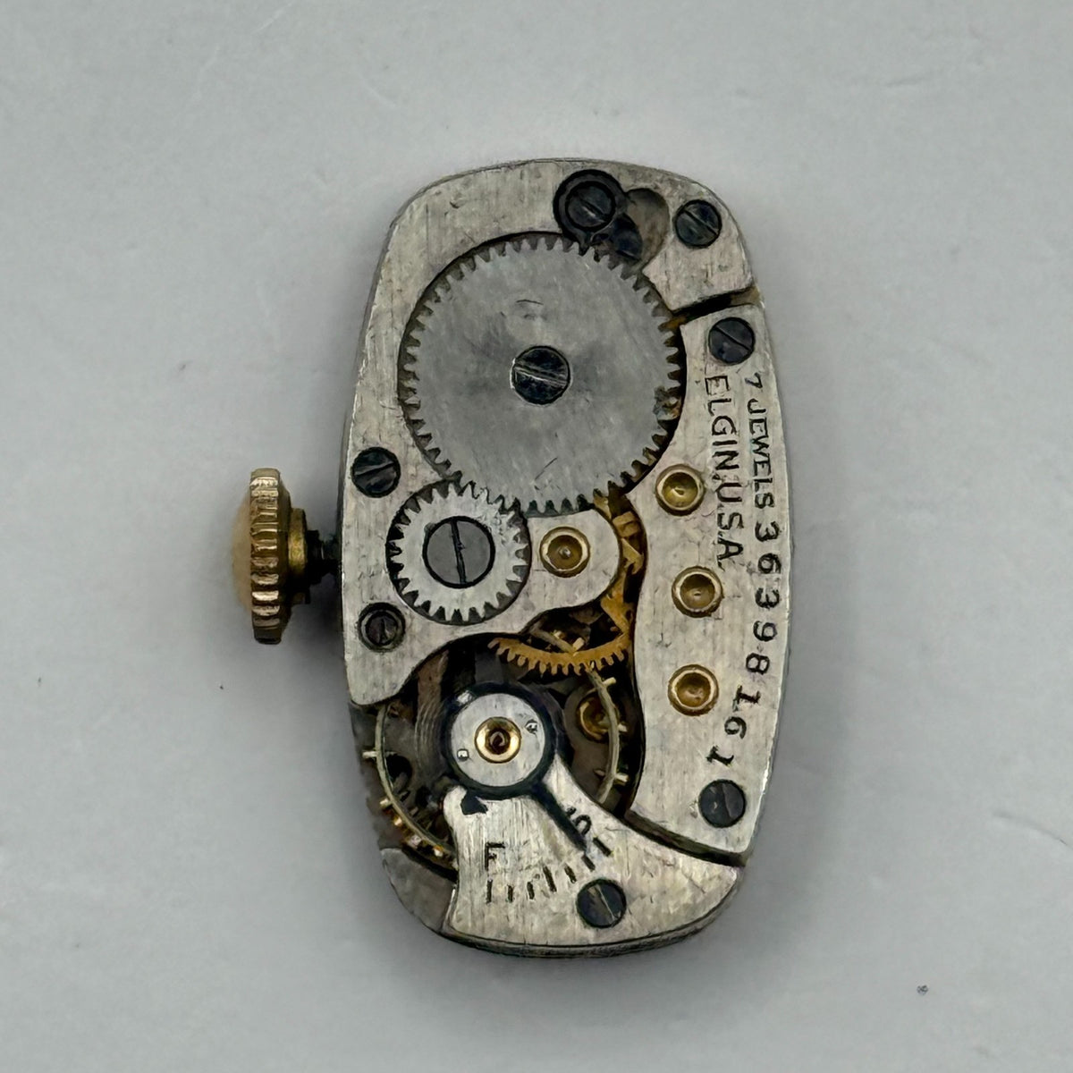 Elgin 529 Watch Movement American Parts Repair