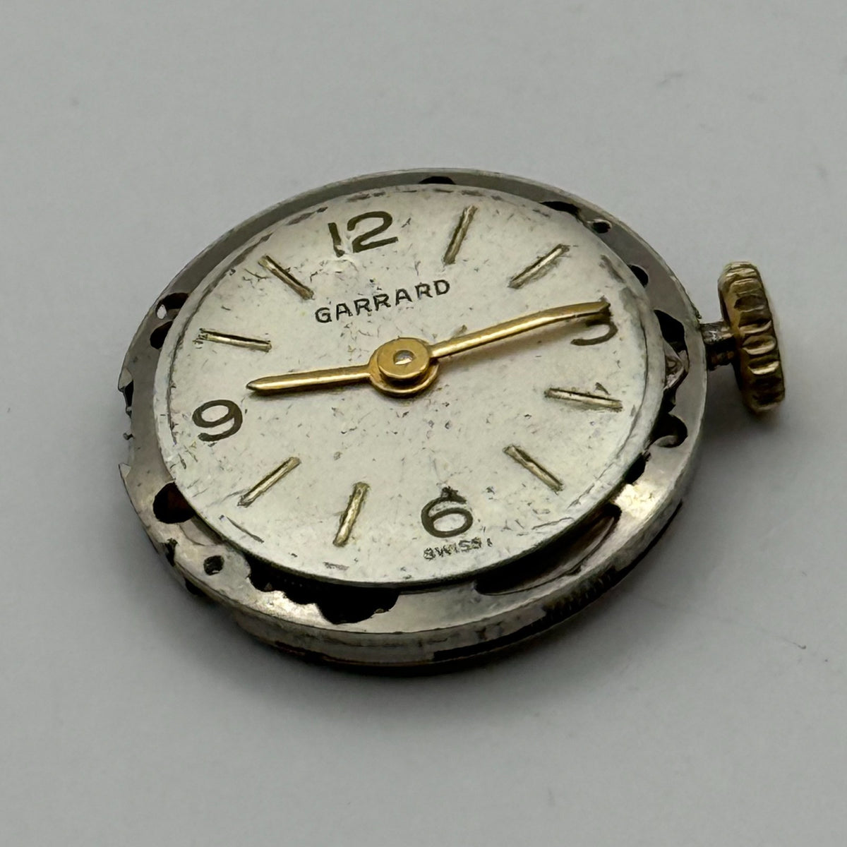 ETA 2510 Watch Movement - Garrard 17 Jewels Ladies 17.5m - For Parts / Repair