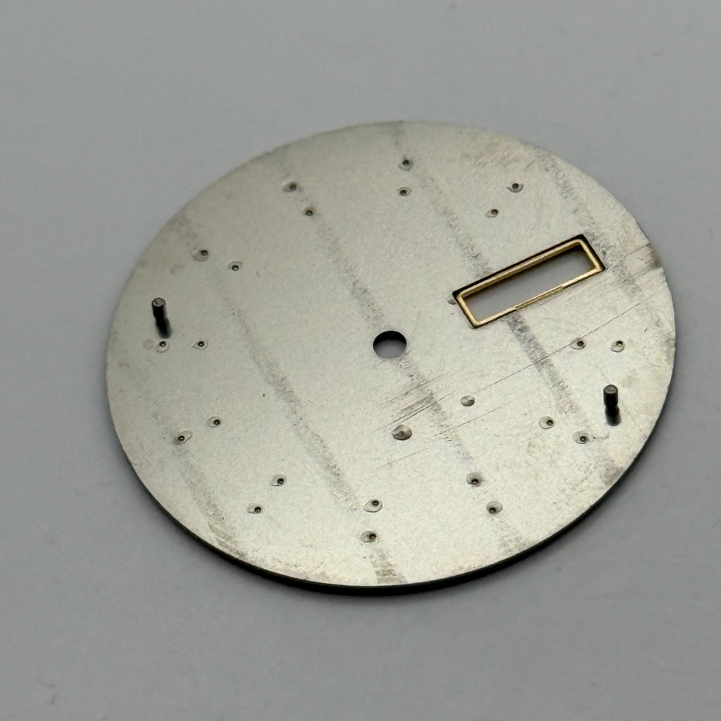 Seiko Watch Dial Black Japan Vintage Spare Parts Repair 29.4mm