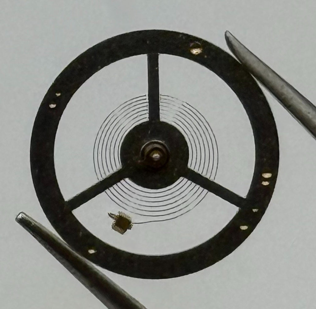 EB 8800 Balance Wheel Complete And Spring 12’’’ Renata 1309 Watch Movement Parts