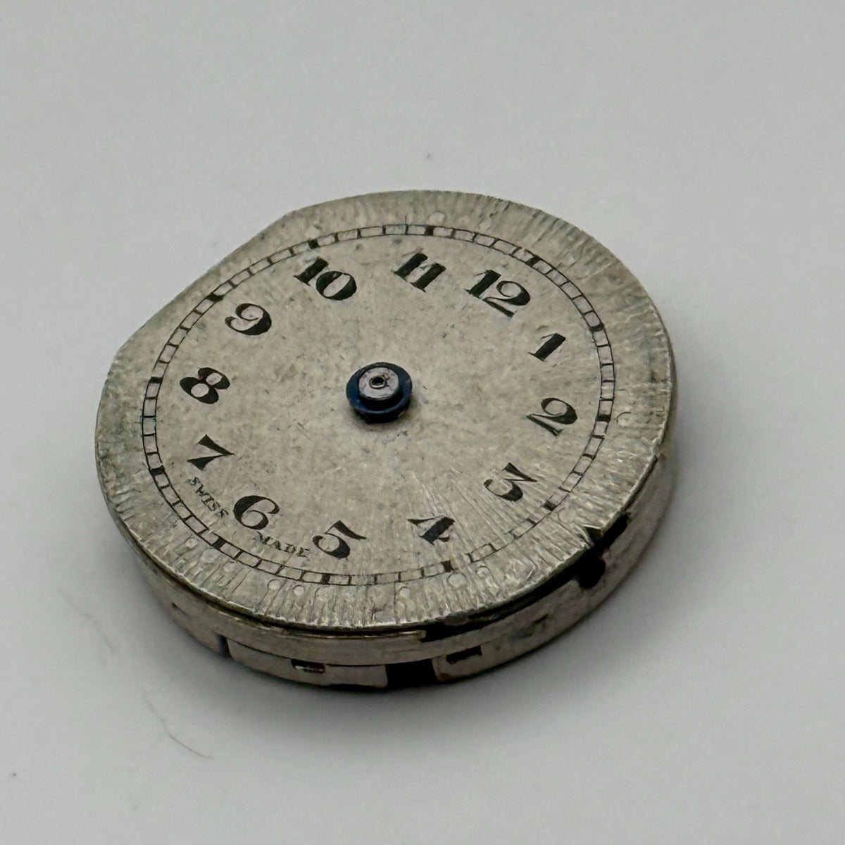 Unidentified Watch Movement Swiss Made Manual Wind Vintage Parts Repair 19.3mm