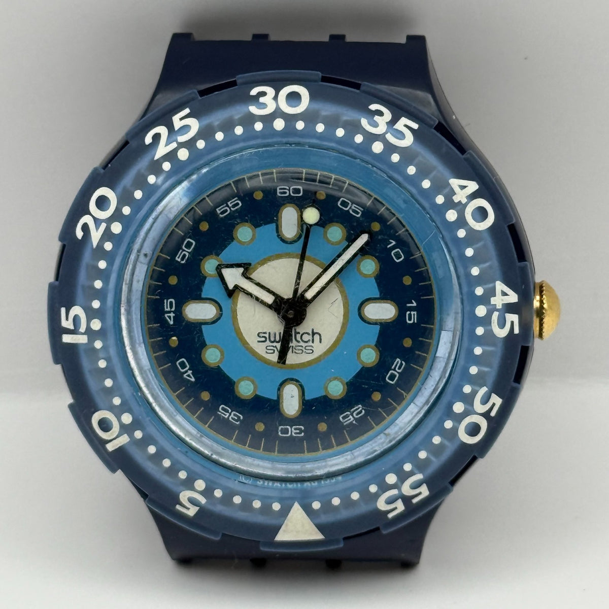Vintage Swatch Scuba 200 Watch SDN116/7 Abyss 1994 Swiss 40mm Parts Repair