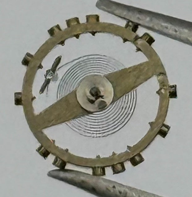 AS 976 1012 Balance Wheel Complete And Spring Pour BO-70 Watch Movement Parts