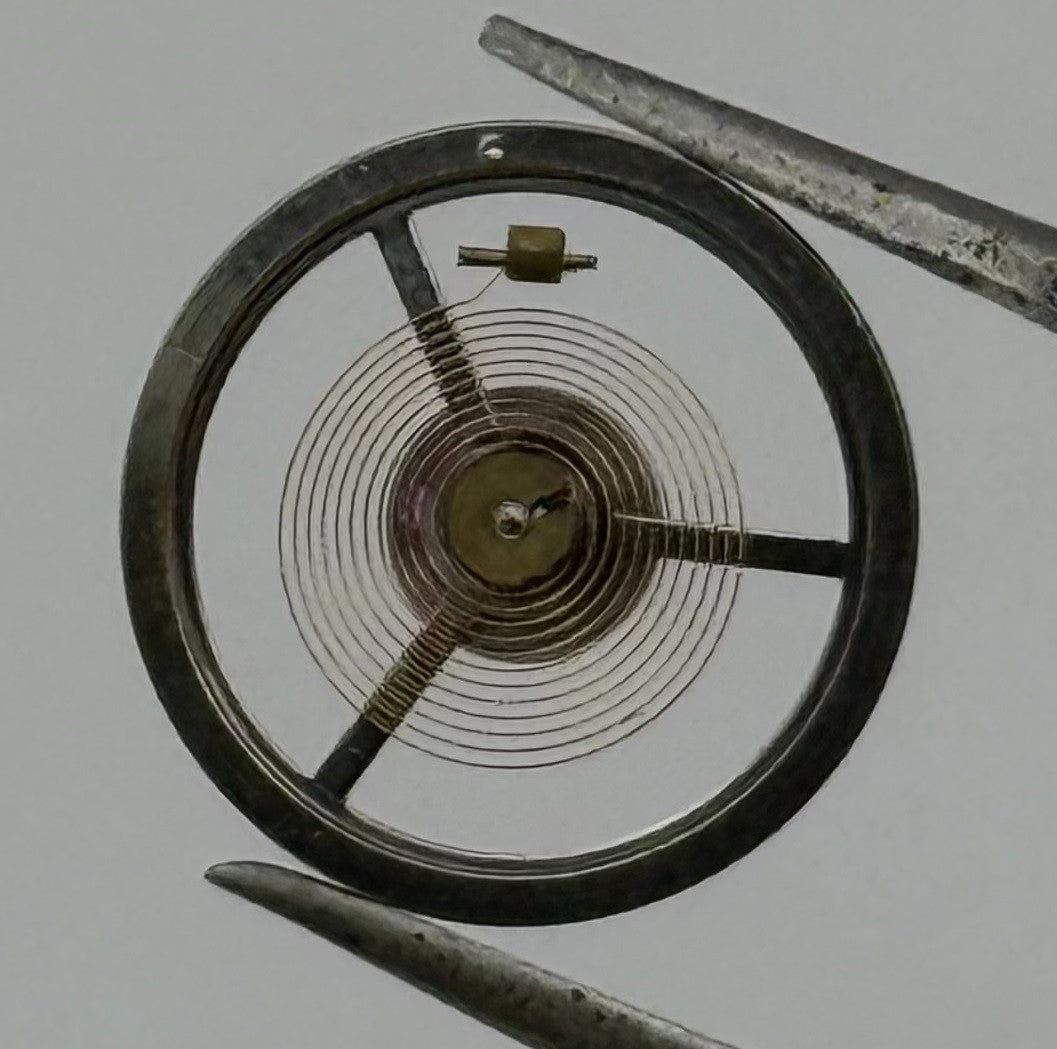 Brac 190 Balance Wheel Complete And Spring 12’’’ 4521 Watch Movement Parts NOS