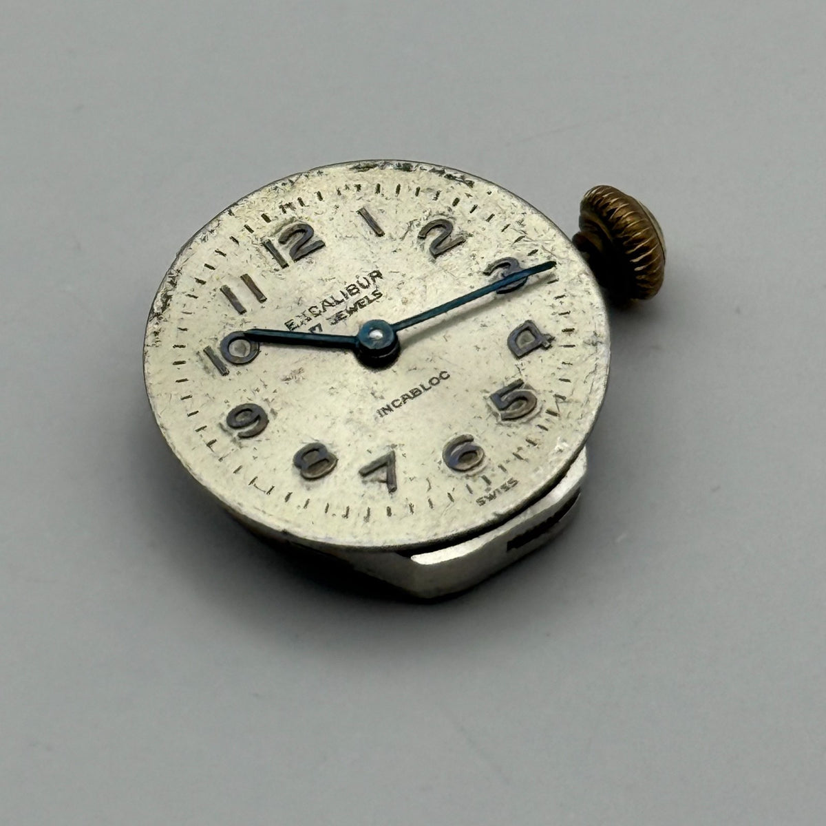 FHF 69 Watch Movement Running Excalibur Swiss Manual Wind Parts Repair 15.3mm