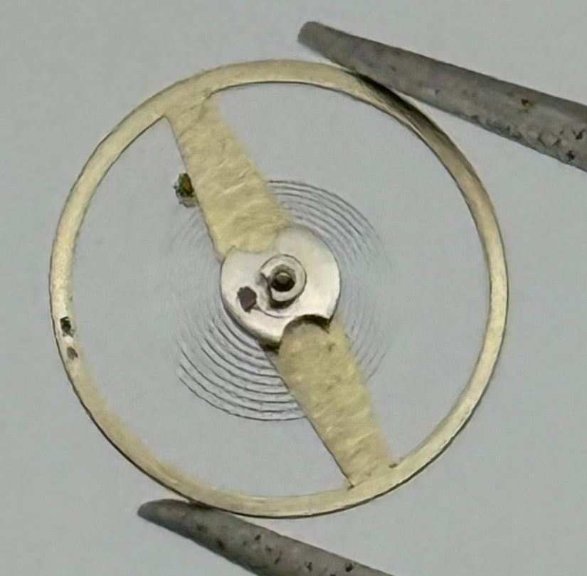 Oris 670 672 Balance Wheel Complete And Spring 8¾’’’ 5246 Watch Movement Parts