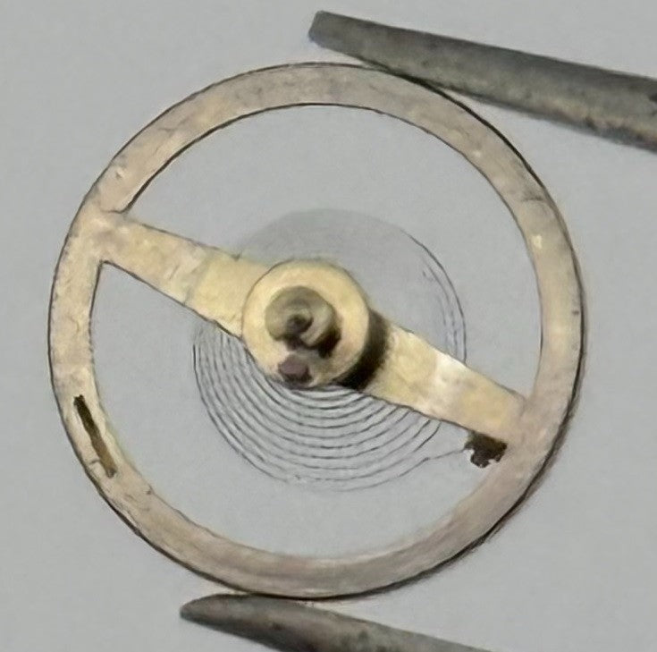 BFG 925 Balance Wheel Complete And Spring 6¾’’’ 4440 Watch Movement Parts NOS