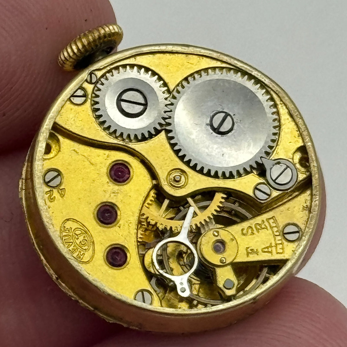 Revue GT Cal 42 Watch Movement Manual Wind Swiss Vintage Parts Spares 19.9mm 