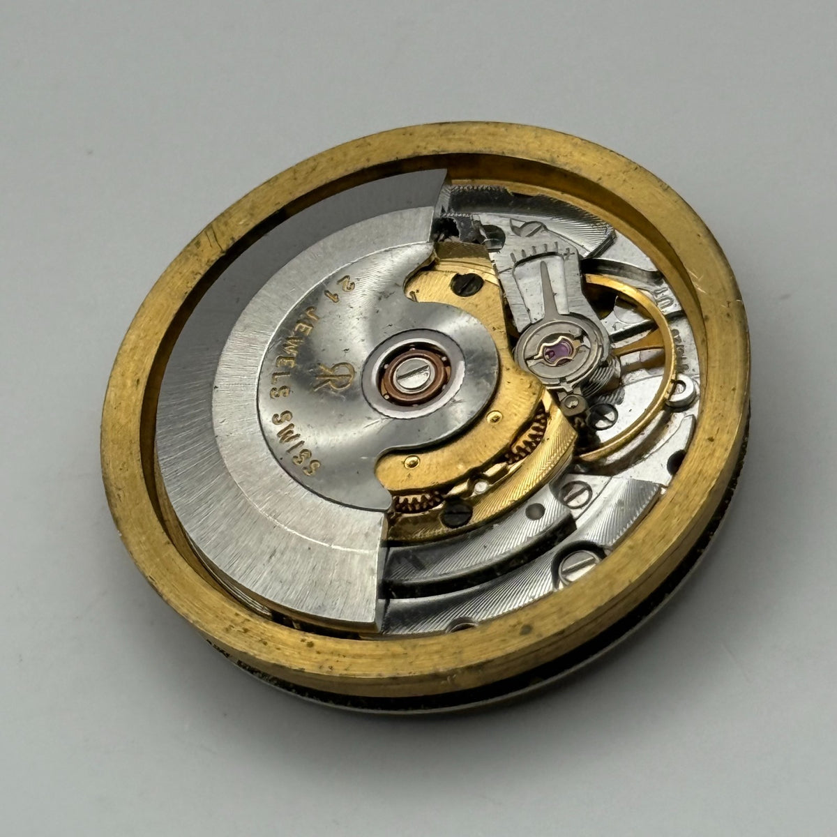 MSR S76-28 Watch Movement - Garrard Date Automatic - For Parts / Repair - 30.6mm