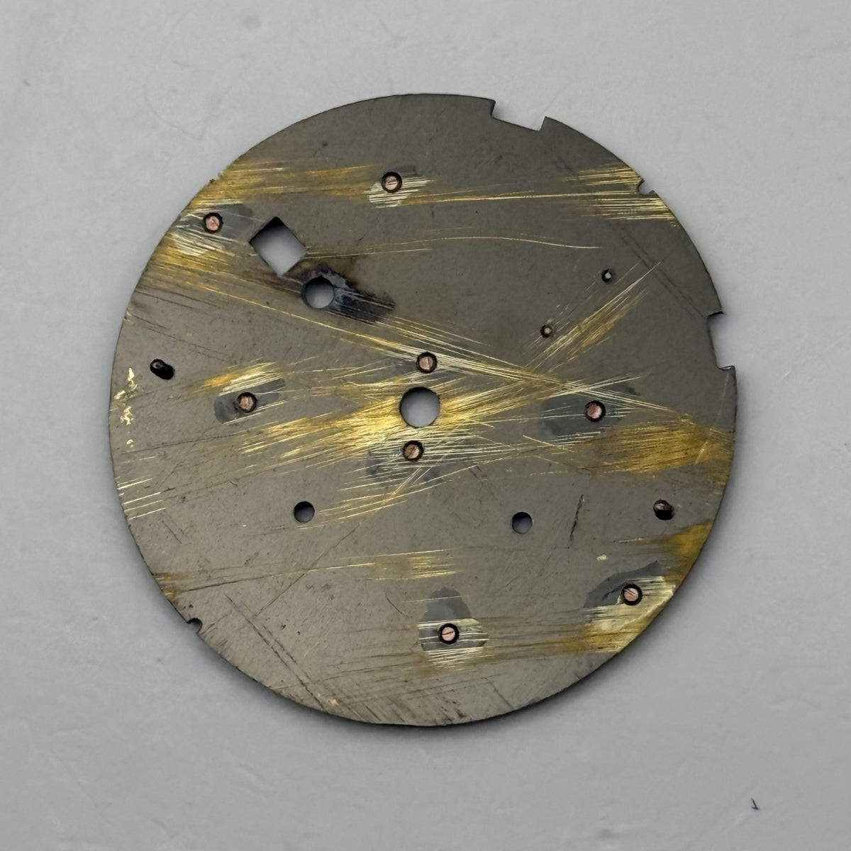 Seiko 7T62-0MA8 Watch Dial Arctura Chronograph Black Spare Parts Repair 29.5mm