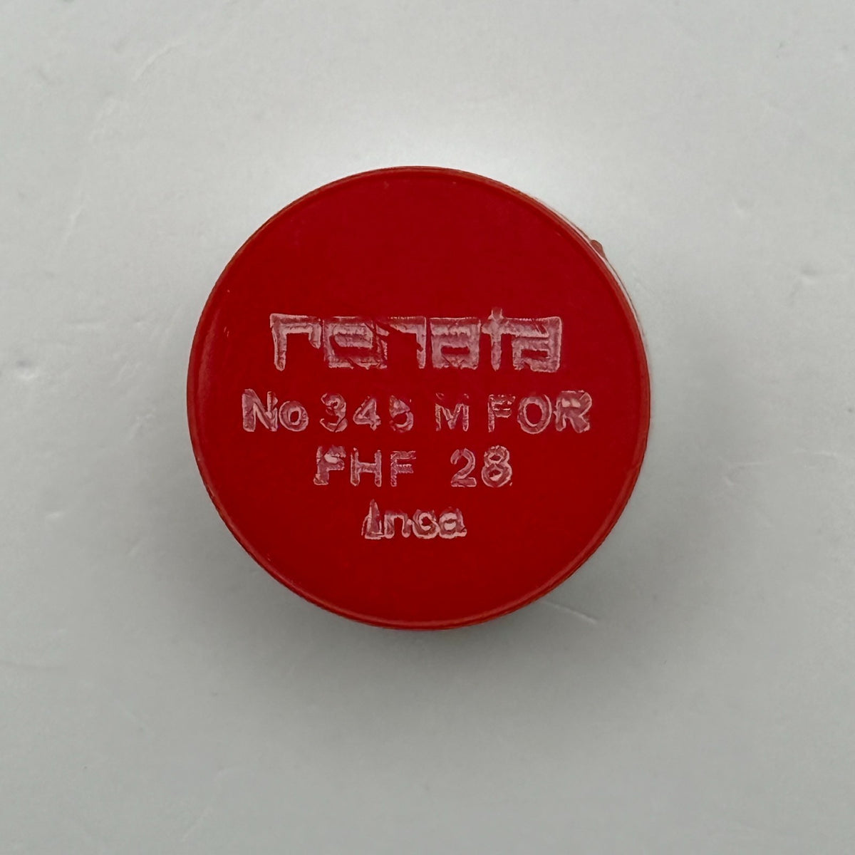 FHF 28 Balance Wheel Complete And Spring Renata 345 M Watch Movement Parts NOS
