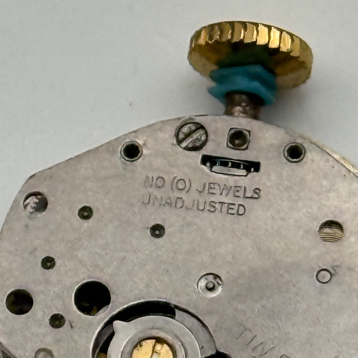 Timex 482 Watch Movement Great Britain 0 Jewel Manual Wind Parts Repair 18.1mm