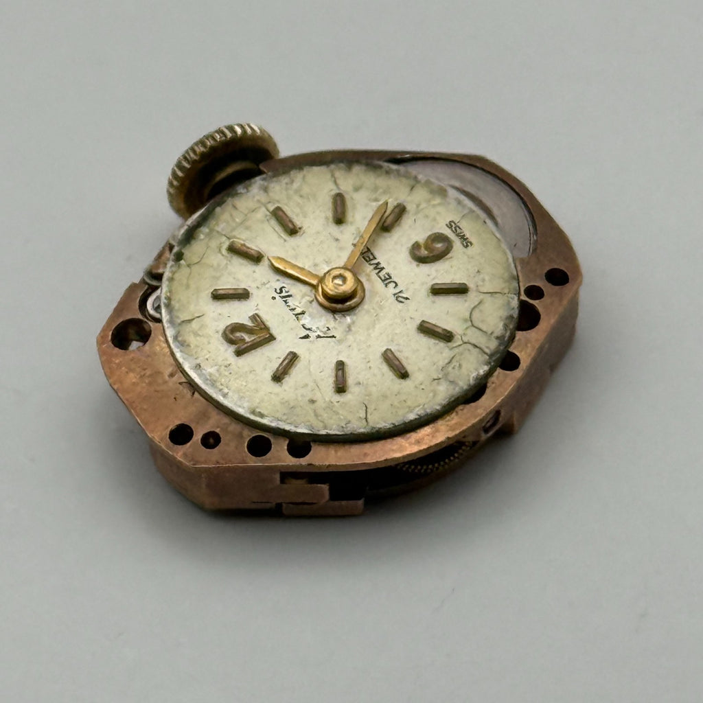 FEF 370 Watch Movement Accurist 21 Jewels Swiss Manual Wind Parts Repair 15.1mm