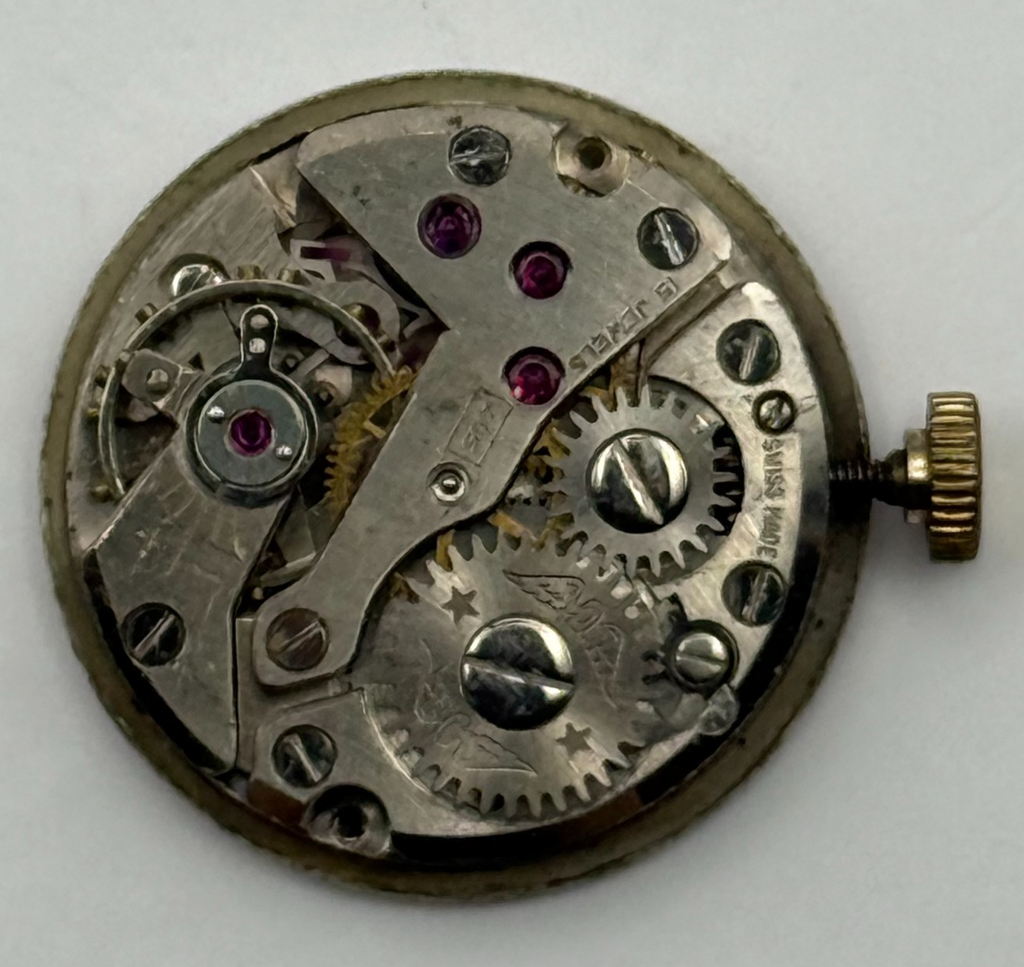 FHF 34 Watch Movement - Rotary 405 Ladies - For Parts / Repair - 17.4mm