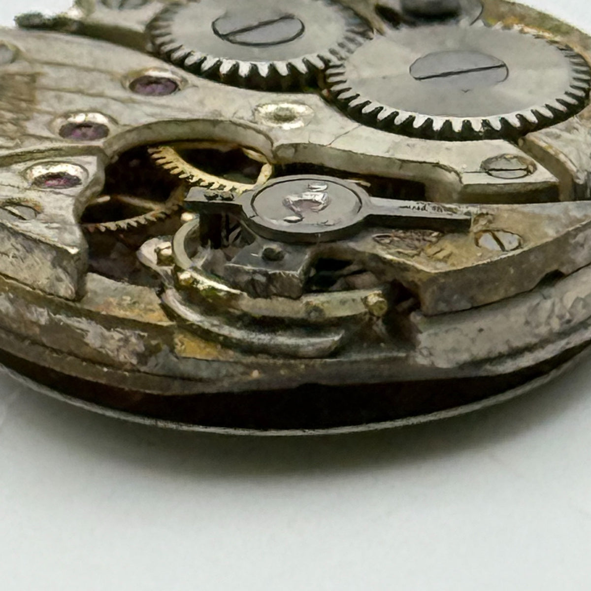 Optima Watch Movement 15 Jewels Swiss Subseconds Manual Wind Parts Repair 19.6mm