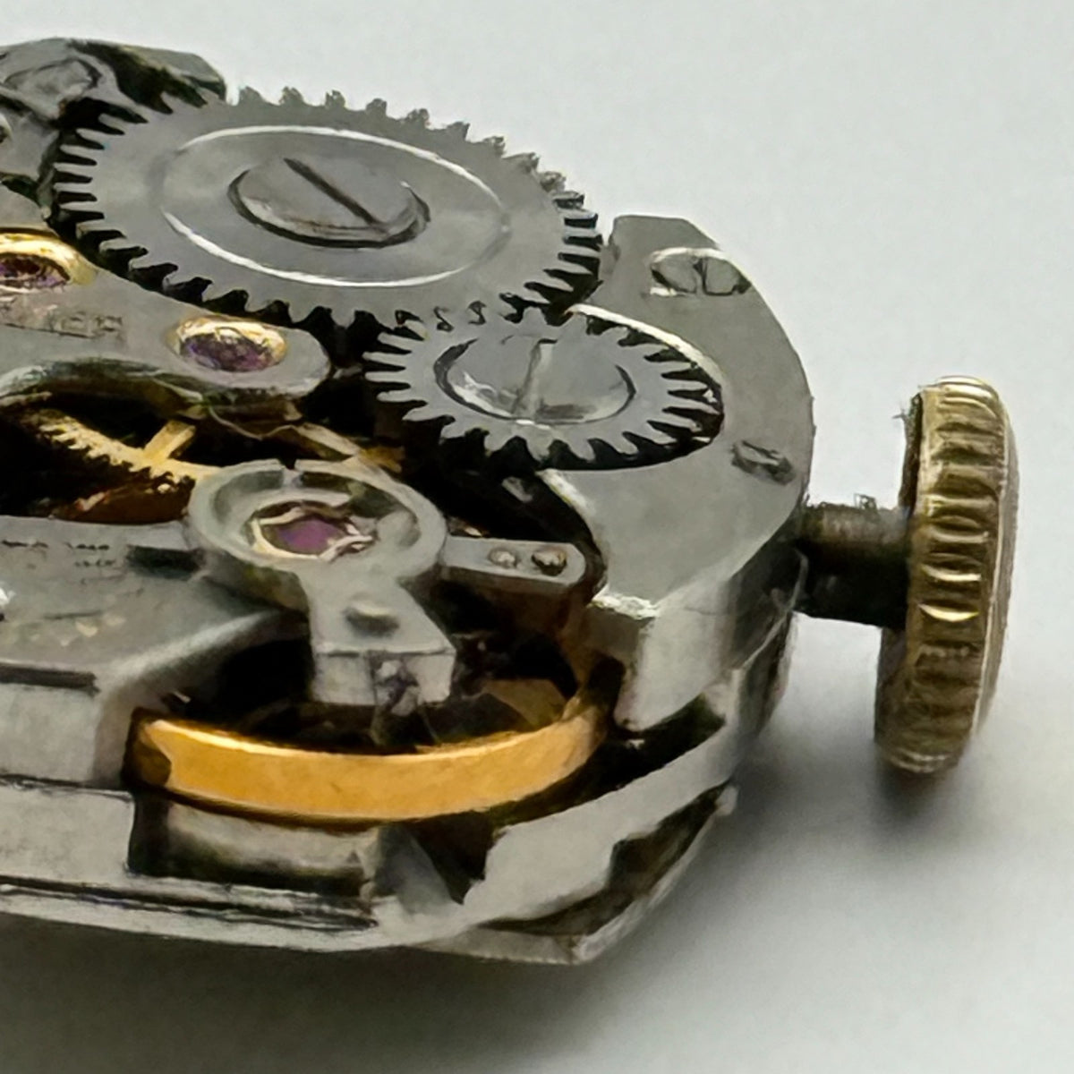 MST 389 Watch Movement Roamer 17 Jewels Swiss Manual Wind Parts Repair 13.1mm