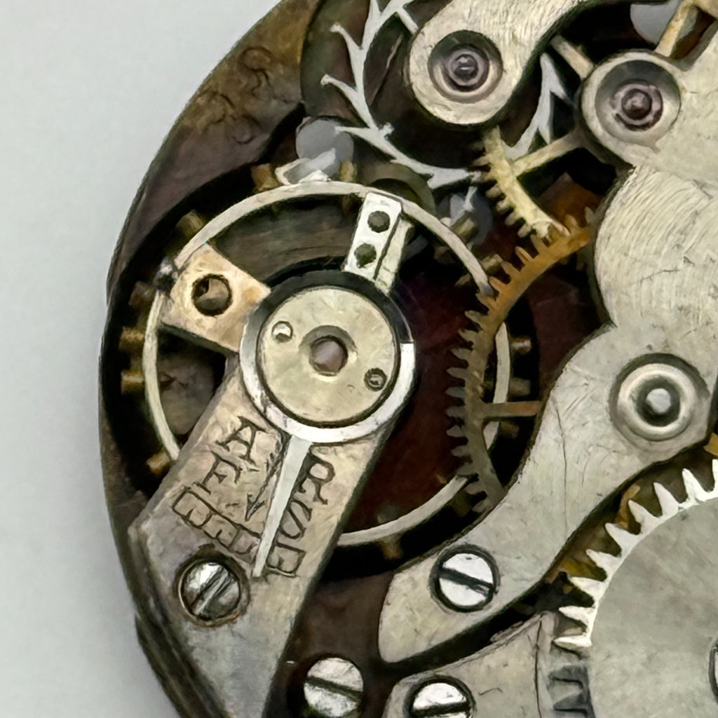 Unidentified Watch Movement Running Swiss Made Manual Wind Parts Repair 23.6mm