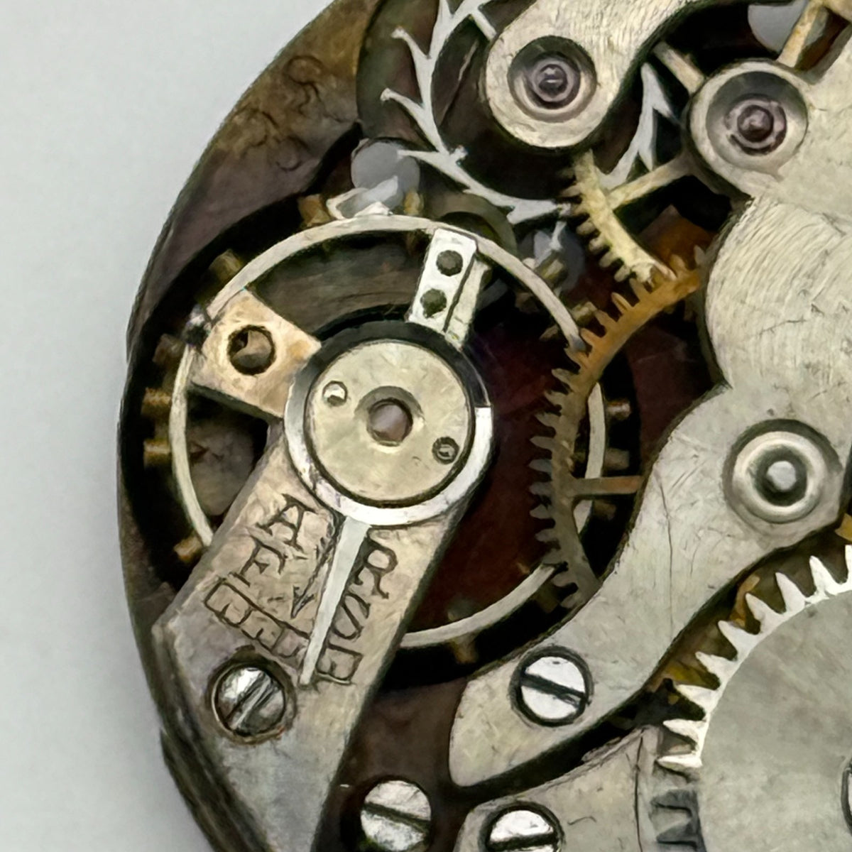 Unidentified Watch Movement Running Swiss Made Manual Wind Parts Repair 23.6mm