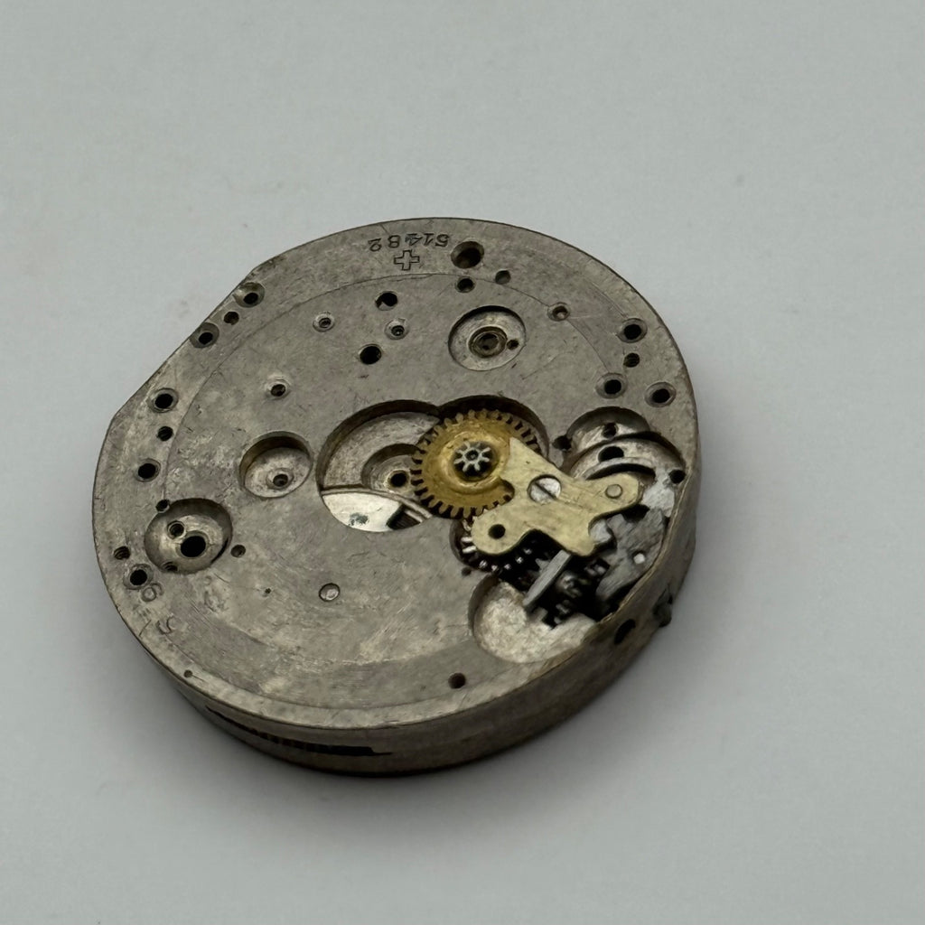 Patent 51482 Watch Movement - For Parts / Repair - 24.8mm