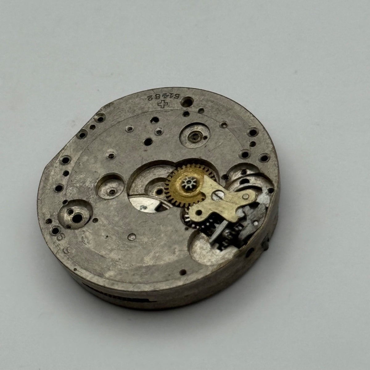 Patent 51482 Watch Movement - For Parts / Repair - 24.8mm