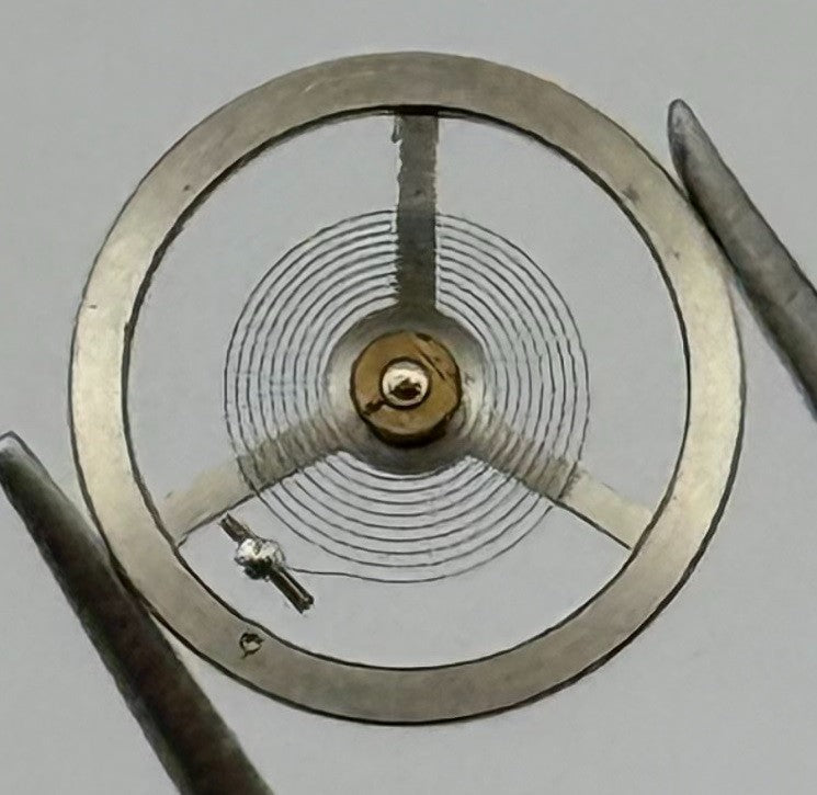 EB 1297 Balance Wheel Complete And Spring 5¼’’’ 201 Watch Movement Parts NOS