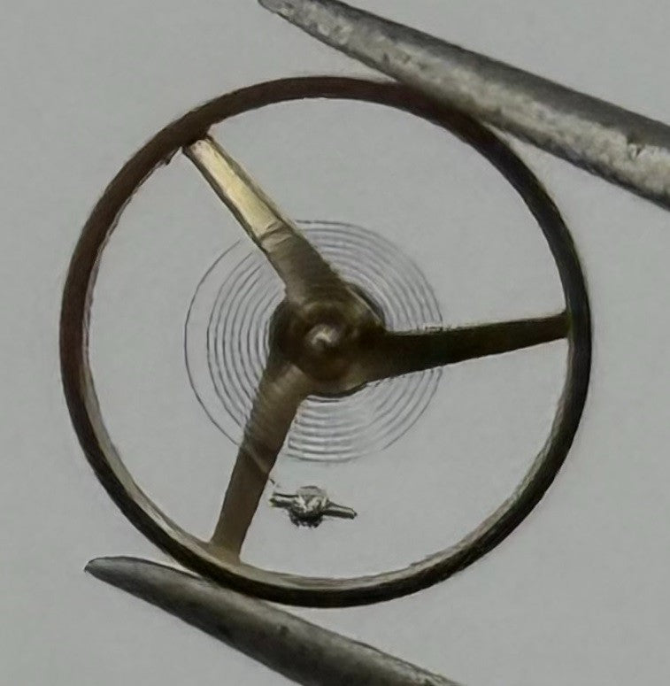 ETA 2412 Balance Wheel Complete And Spring 1413 M Watch Movement Parts NOS