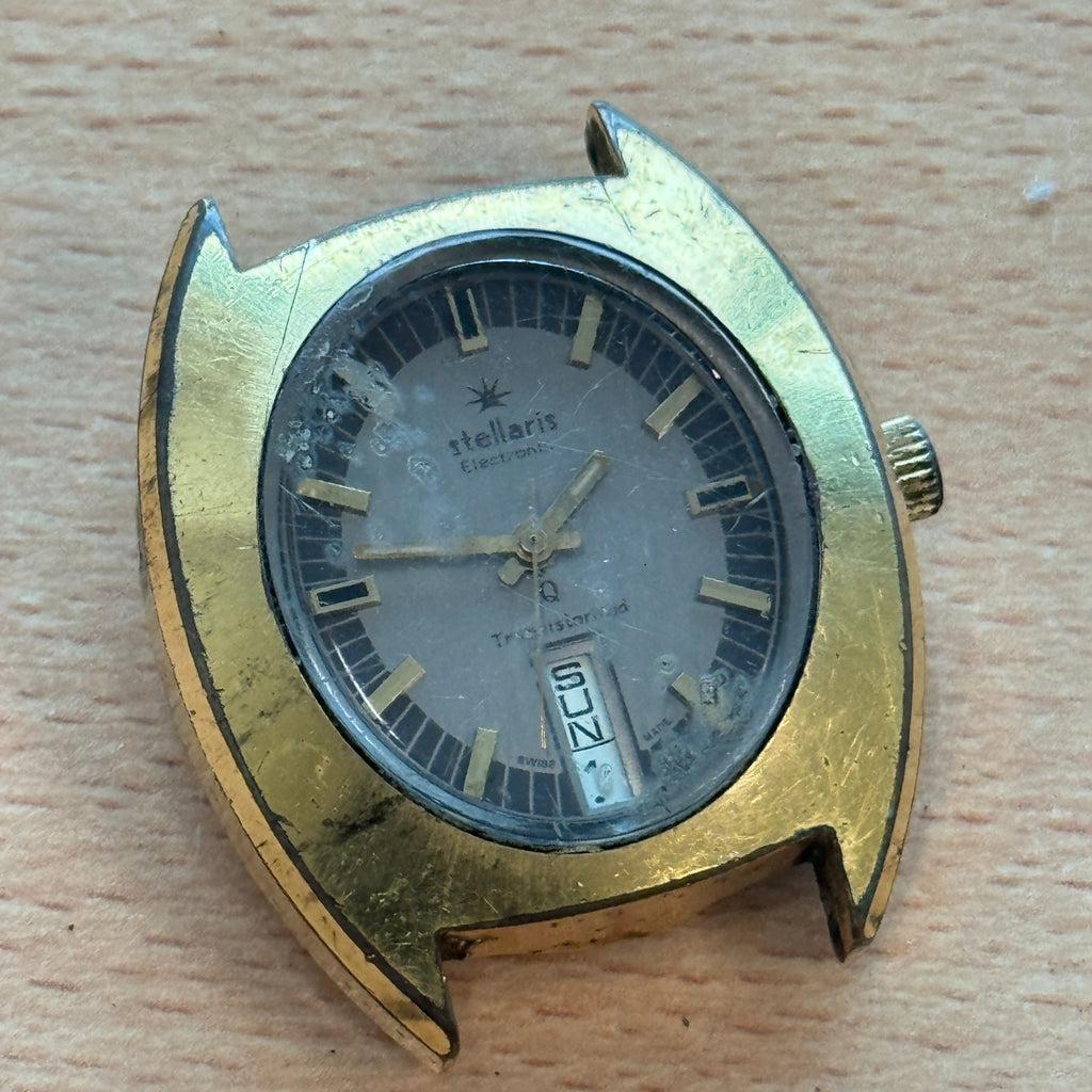 Stellaris Electronic Transistorized Watch- ESA 9158 Movement - Parts / Repair