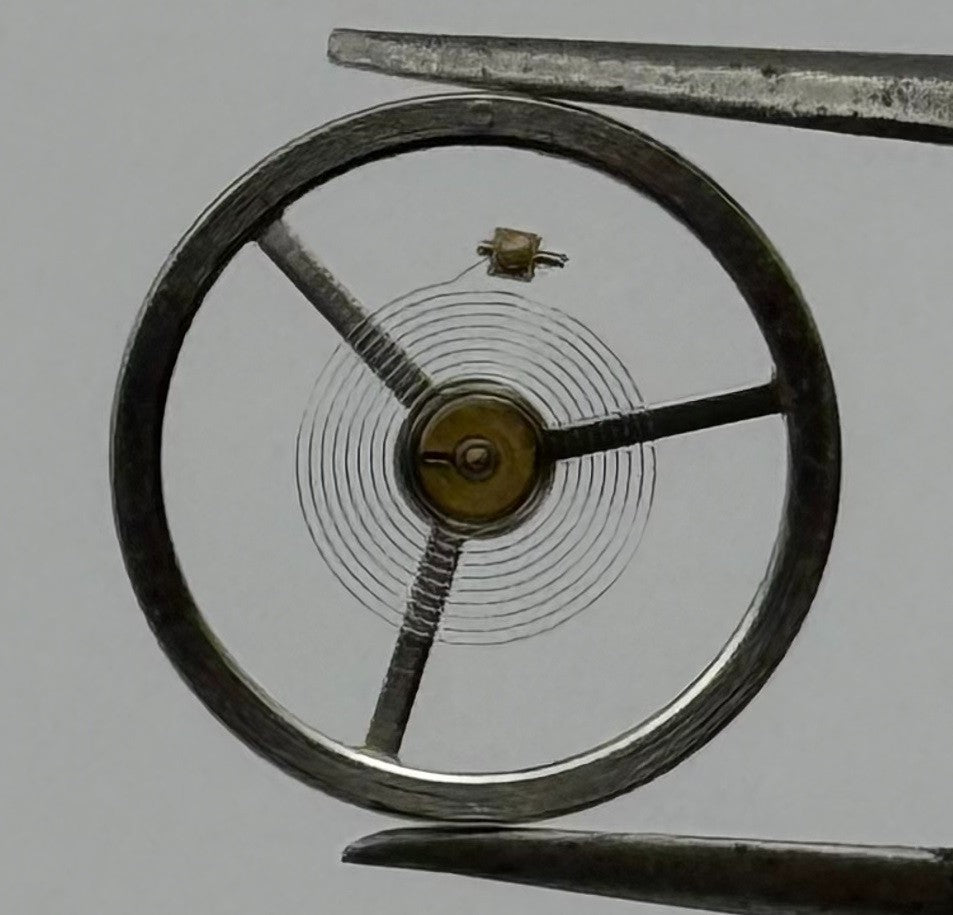 Ebosa 65 68 Balance Wheel Complete And Spring 10½’’’ 4451 Watch Movement Parts