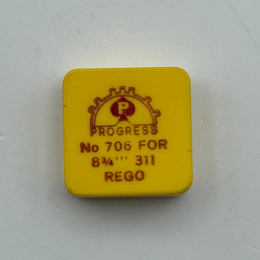 Rego 311 Balance Wheel Complete And Spring 8¾’’’ 706 Watch Movement Parts NOS