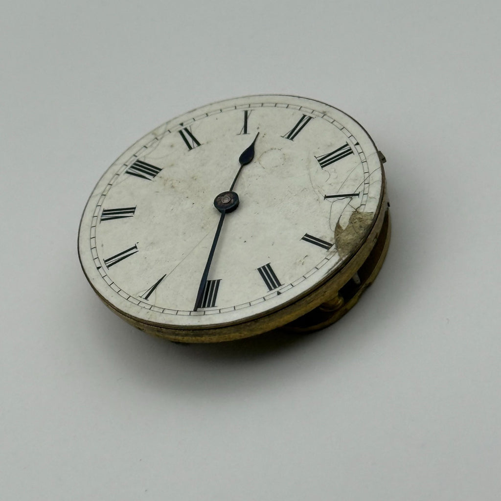 Pocket Watch Movement - Unidentified - Parts / Repair 30.4mm