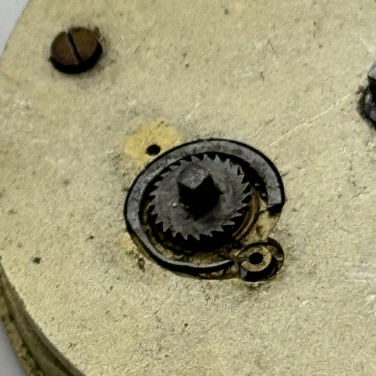 Antique Pocket Watch Movement Key Wound Parts Repair Spares 45.5mm