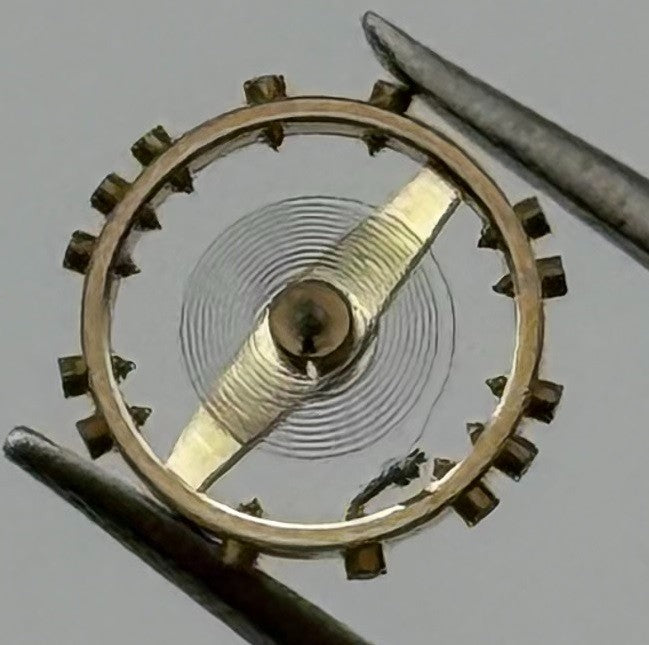 AS 976 1012 Balance Wheel Complete And Spring 29 M Watch Movement Parts NOS