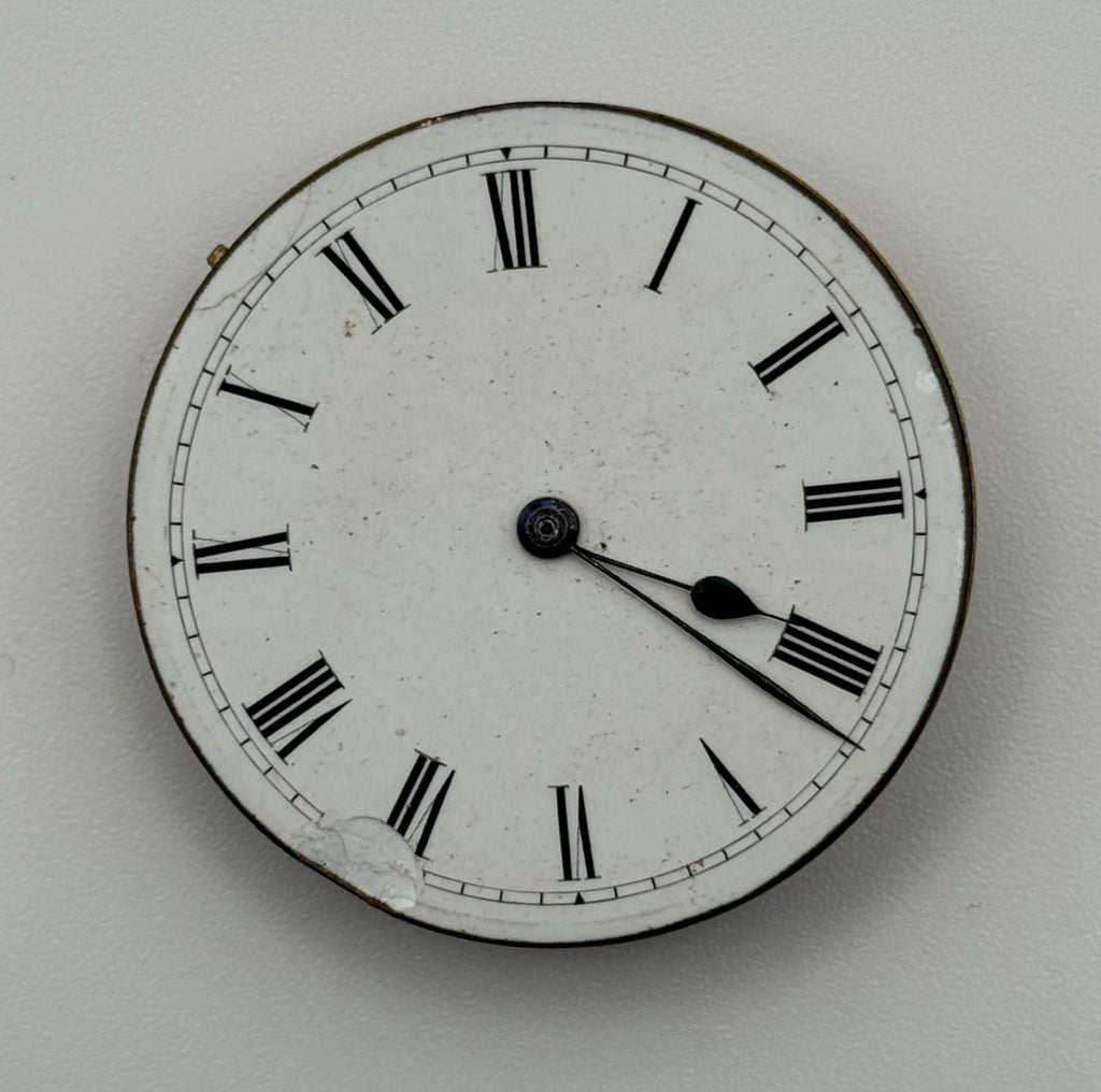 English Lever Pocket Watch Movement - Unidentified - Parts / Repair 35.7mm