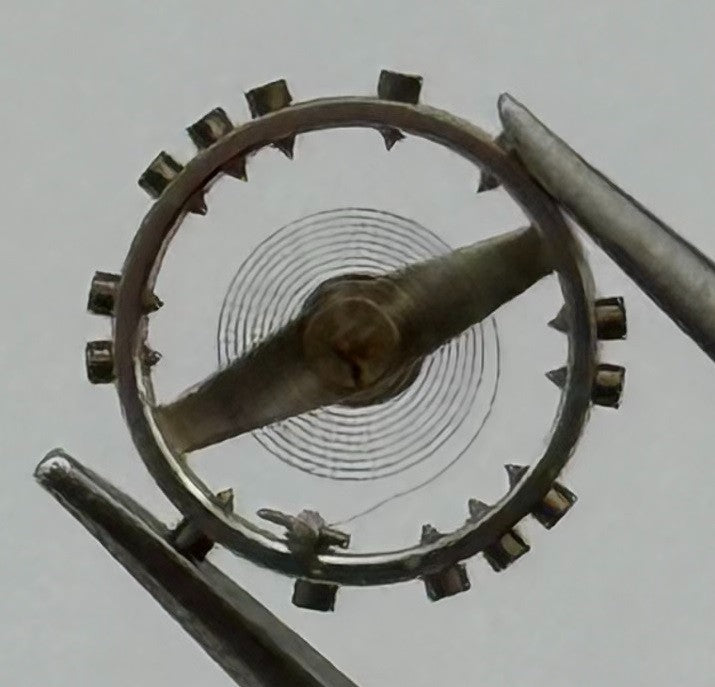 FEF 430 6600 Balance Wheel Complete And Spring 943 M Watch Movement Parts NOS